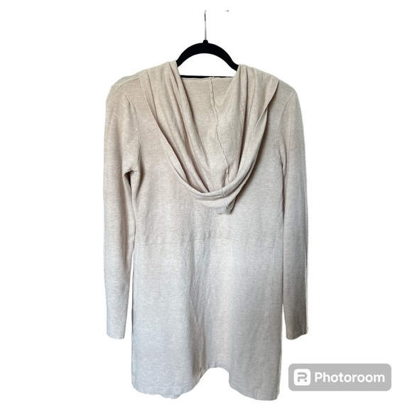 Cyrus open hoodie cardigan tan color in size Medium - Picture 6 of 8